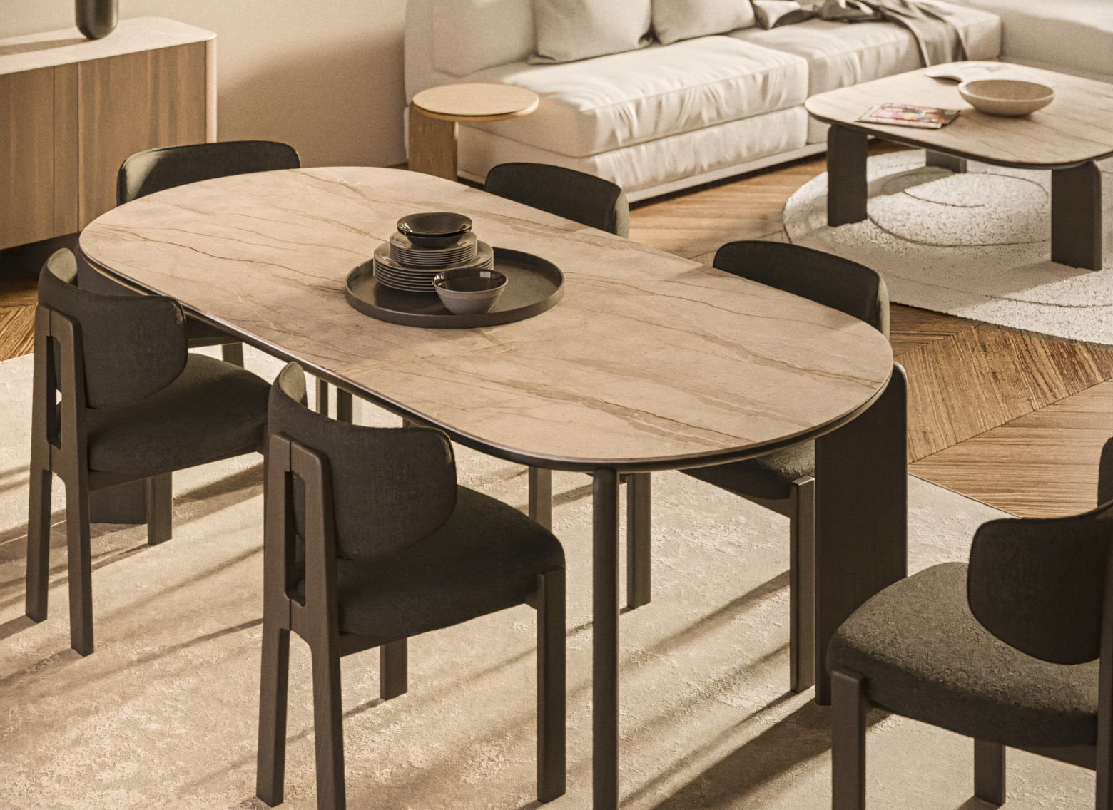 ΤΡΑΠΕΖΑΡΙΑ PRIMO Τ261 ΟΒΑΛ